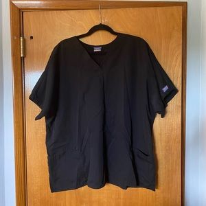 Black scrub top